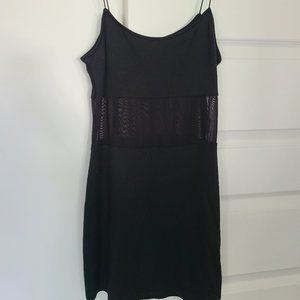 Dress with mesh